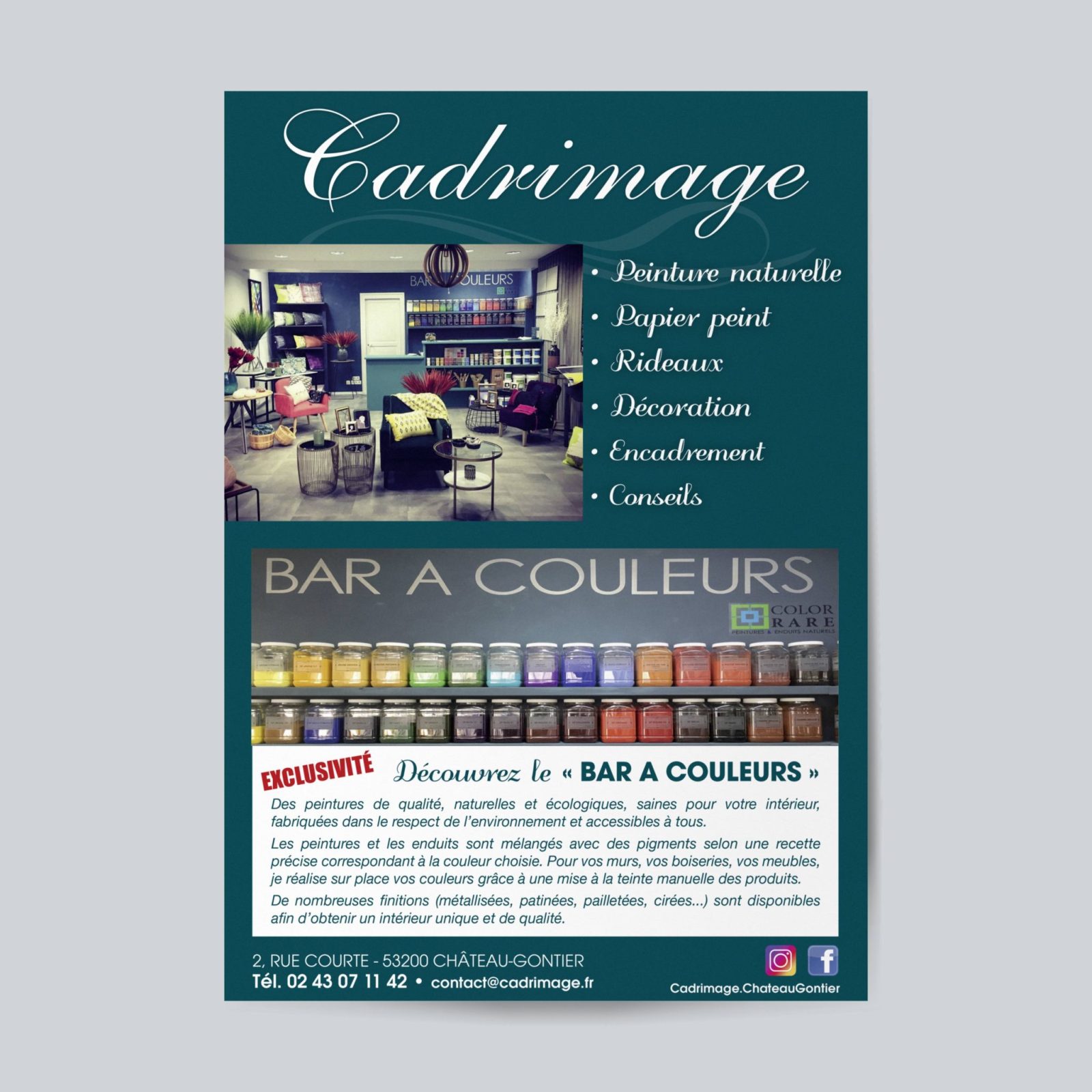 Mockup - Flyers- Cadrimage