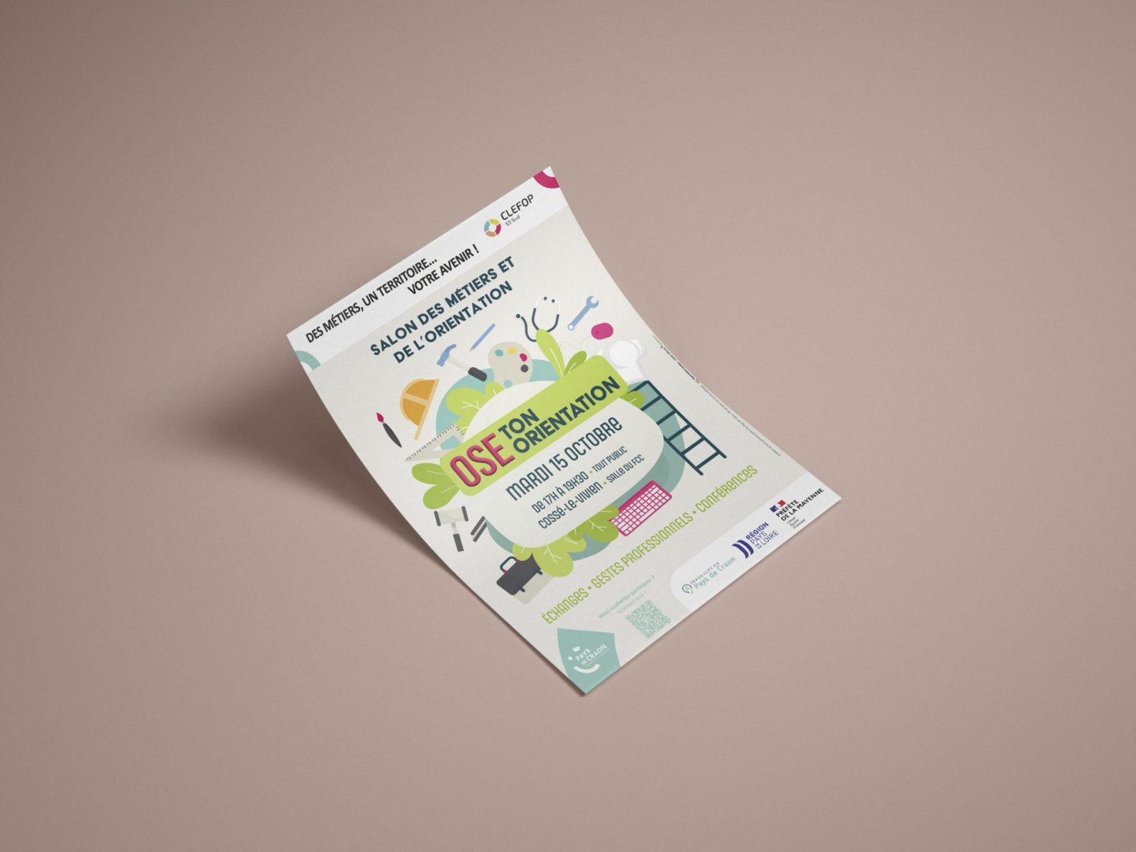 Mockup - Flyers A5 COM COM CRAON