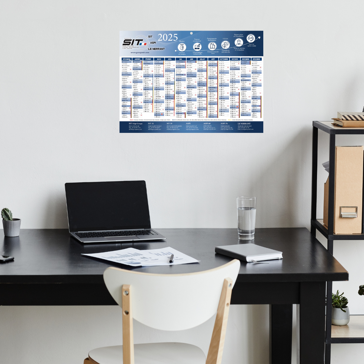 Mockup - Calendrier 2025 SIT