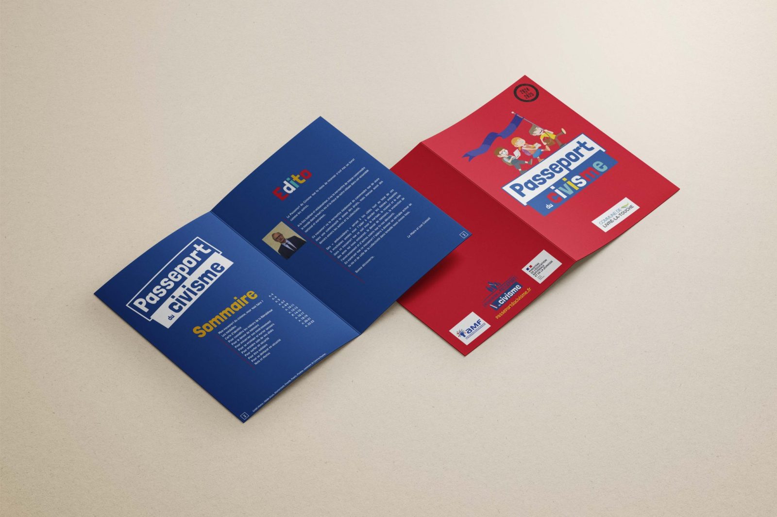 Mockup - Mairie Livré Brochure Passeport