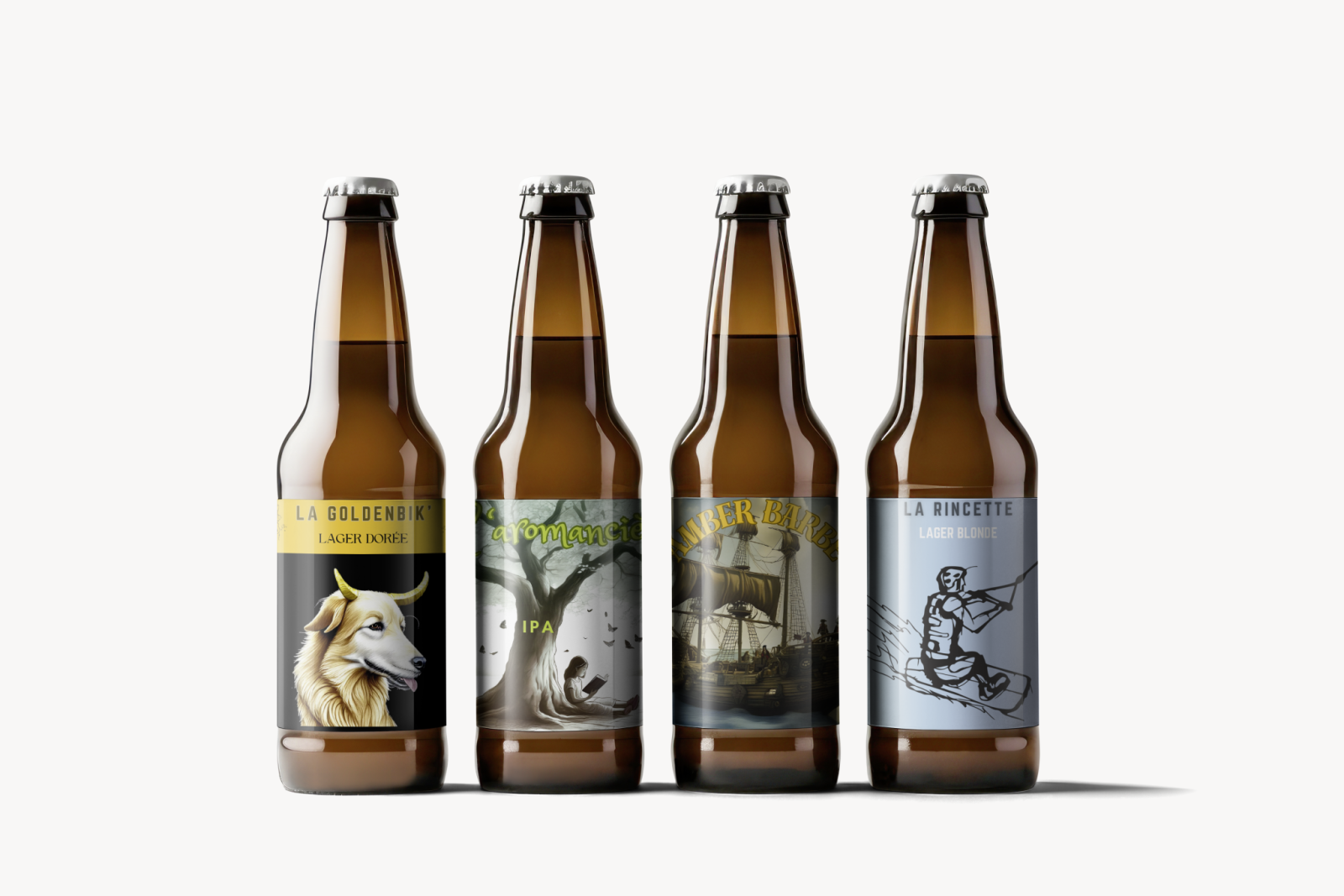 Mockup - étiquettes - NB Brewing